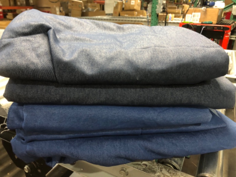 Photo 2 of 8.5OZ Cotton Durable Denim Fabric 67 Inches Width Entelare(Light Blue around 5 Yards)