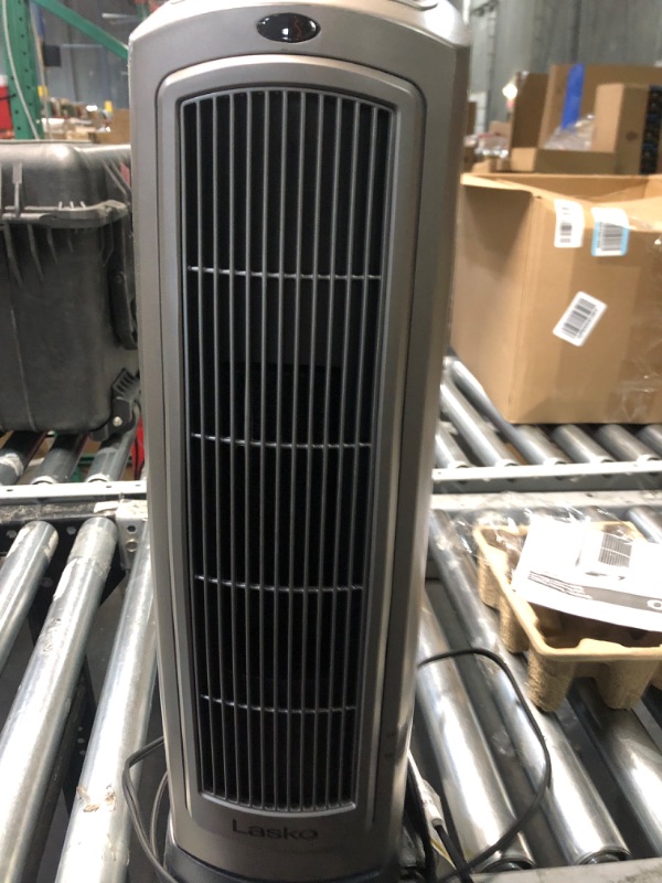 Photo 2 of Lasko 1500W Digital Ceramic Space Heater with Remote, 755320, Silver