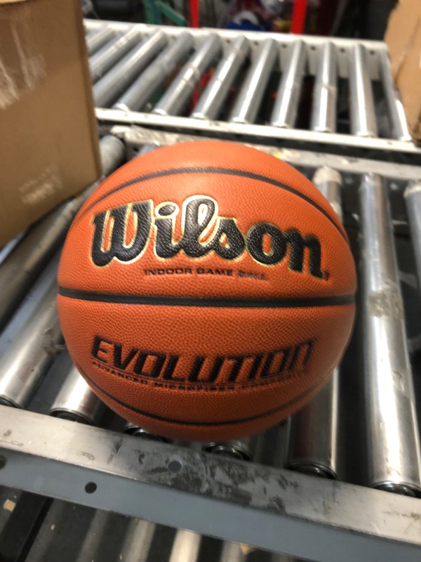Photo 2 of WILSON Evolution Game Basketball Game Ball Size 7 - 29.5" Basketball