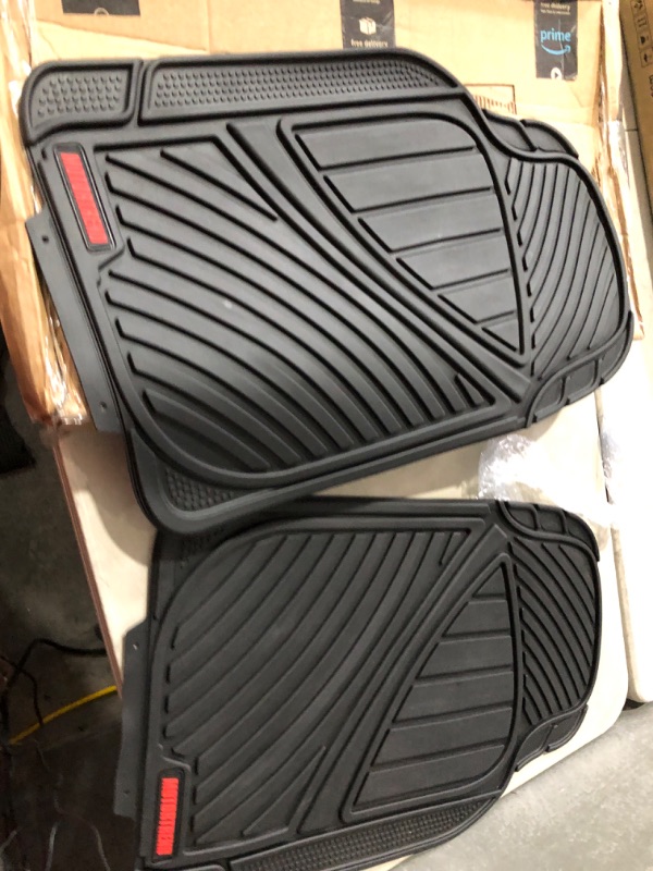 Photo 2 of **MISSING CARGO LINER***
Motor Trend FlexTough Performance All Weather Rubber Car Floor Mats with Cargo Liner 