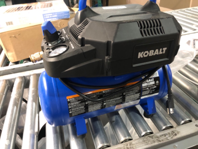 Photo 4 of Kobalt 3-Gallon Portable 150-PSI Electric Hot Dog Air Compressor