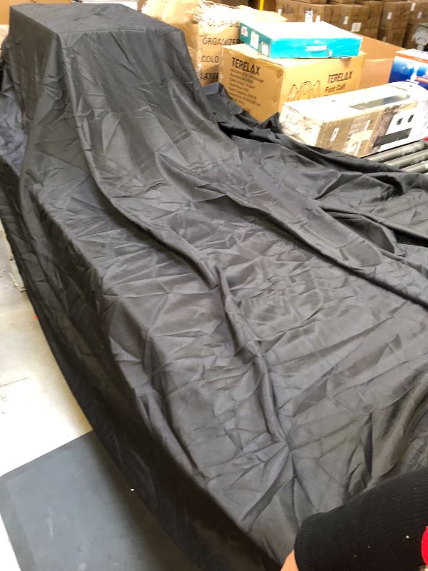 Photo 1 of 132" Round Premium Tablecloth for Wedding/Banquet/Restaurant - Polyester Fabric Table Cloth - Black