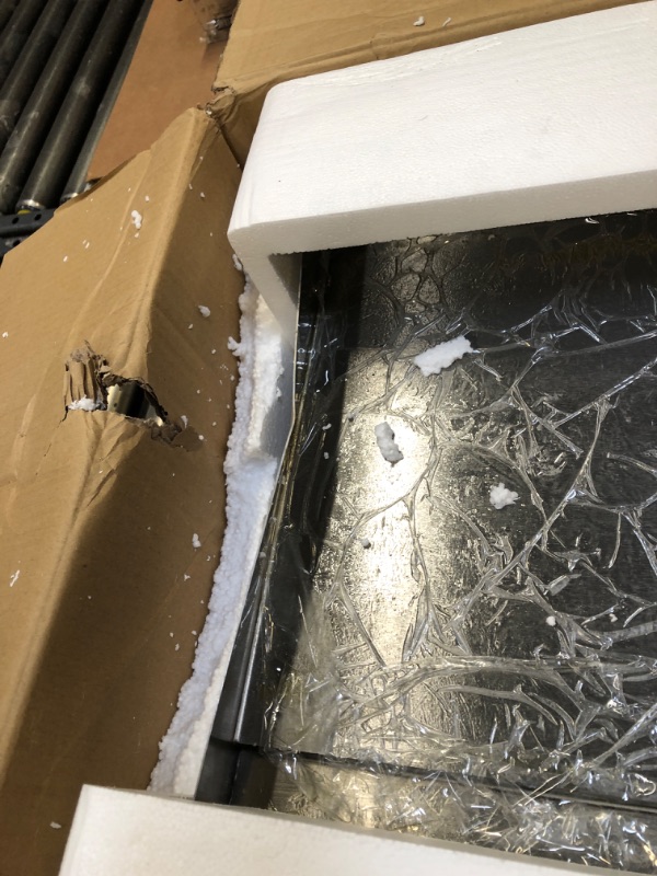 Photo 1 of Commercial Electric Griddle 22 in. Countertop Flat Top Griddle 1600-Watt Stainless Steel Teppanyaki Grill,Silver---THERE IS A MINOR BEND ON THE SIDE OF ITEM 
