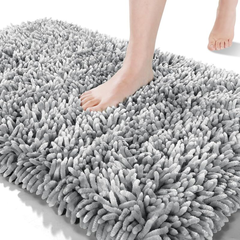 Photo 1 of Yimobra Luxury Chenille Bathroom Rug Mat