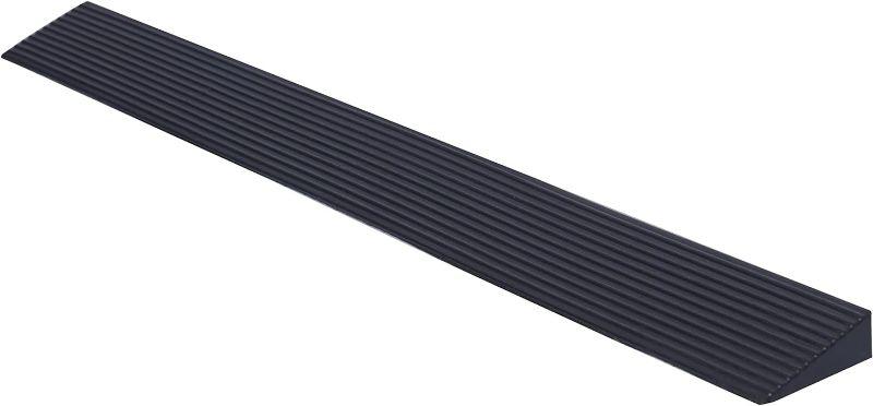 Photo 1 of YYDS Threshold Ramp,Solid Rubber Wheelchair Ramp,Threshold ramps for doorways,Bathroom (High0.4 in) Black