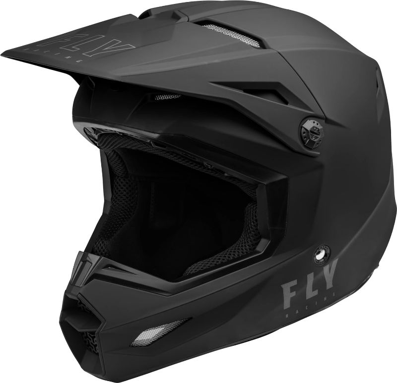 Photo 1 of Fly Racing 2023 Adult Kinetic Solid Helmet (Matte Black, Large)