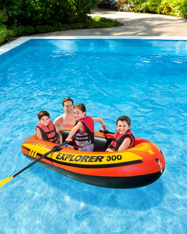 Photo 1 of Explorer™ 300 Inflatable Boat Set - 3 Person