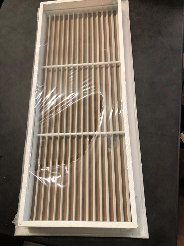 Photo 2 of 30" X 12" ALUMINUM RETURN FILTER GRILLE - EASY AIR FLOW - LINEAR BAR GRILLES