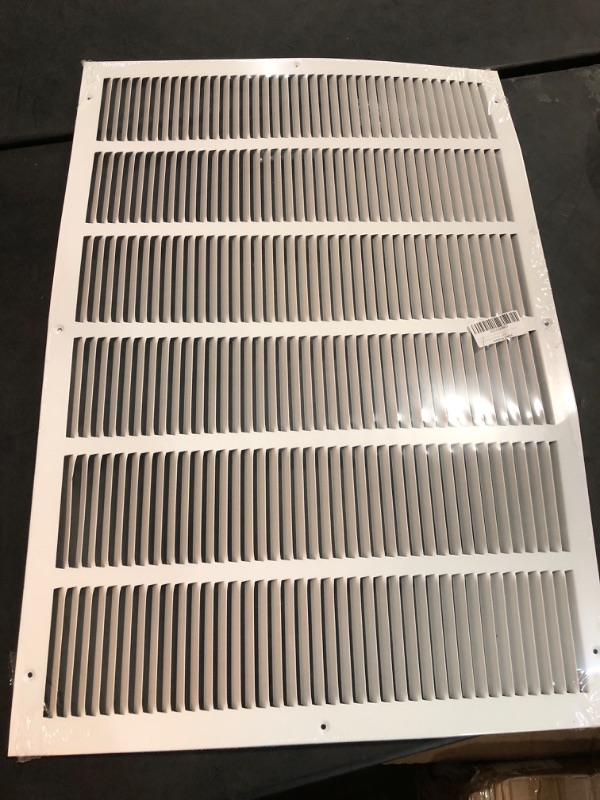 Photo 2 of 30"W x 20"H [Duct Opening Size] Steel Return Air Filter Grille [Removable Door] for 1-inch Filters