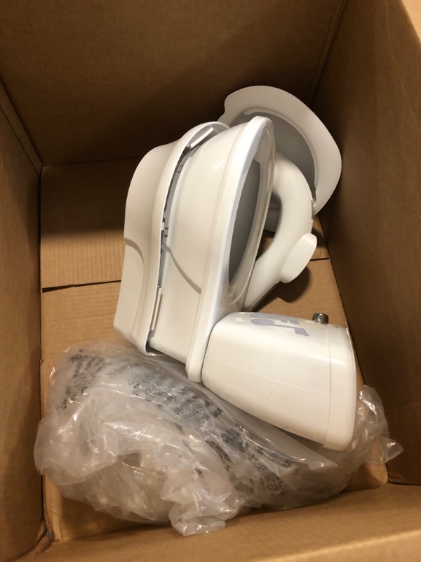 Photo 1 of Summer Infant My Size Potty Lights and Songs Transitions,White Realistic Potty Training Toilet with Interactive Handle that Plays Music for Kids,Removable Potty Topper/Pot,Wipe Compartment,SplashGuard