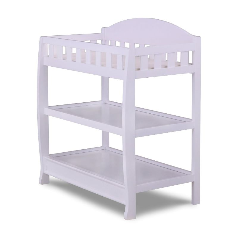 Photo 1 of Delta Children Infant Changing Table with Pad, White