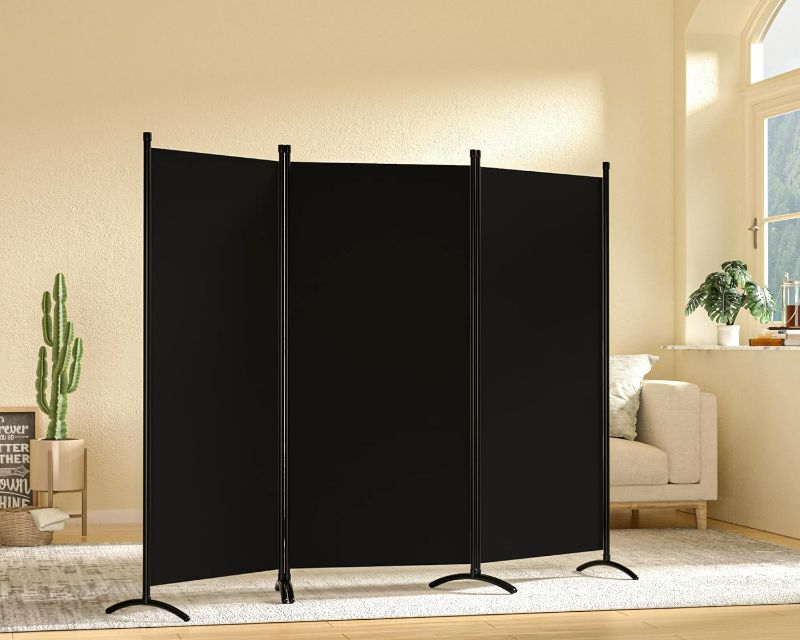 Photo 1 of Grezone Large Folding Panel Portable Stand Room dividers Privacy Screen for Bedroom Dining Room Screens Curtains Partition Home Office Dorm Separation