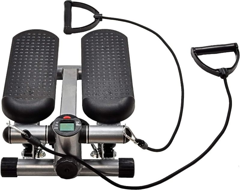 Photo 1 of BalanceFrom Adjustable Stepper Stepping Machine with Resistance Bands Gray
