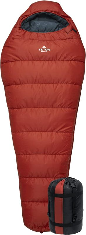 Photo 1 of TETON Sports LEEF Ultralight Mummy Sleeping Bag Perfect for Backpacking, Hiking, and Camping; 3-4 Season Mummy Bag; Free Stuff Sack Included