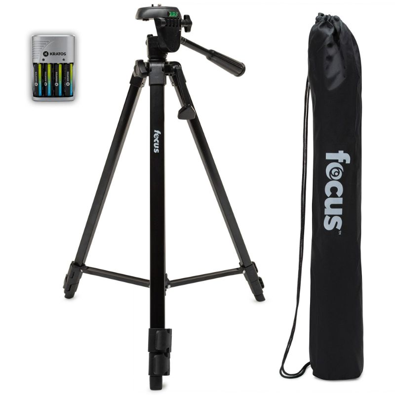 Photo 2 of Pocket Radar Ball Coach/Pro-Level Speed Training Tool and Radar Gun with 57-Inch Tripod, Pocket-Sized Spring Tripod Mount, Battery Charger Pack and Cleaning Cloth Bundle 