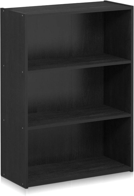 Photo 1 of Furinno Pasir 3-Tier Open Shelf Bookcase,  Americano