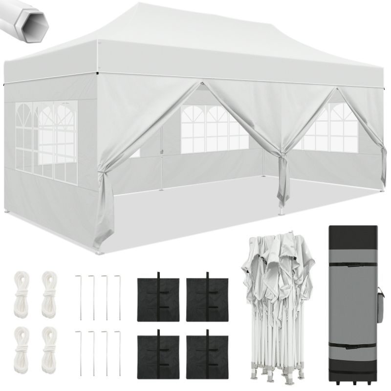 Photo 1 of Canopy Pop up Canopy Tent Heavy Duty Party Tent 