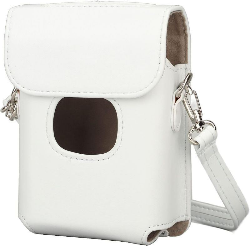 Photo 1 of GLOGLOW Camera Cover, Detachable Camera Bag Shoulder Strap for Party (White)