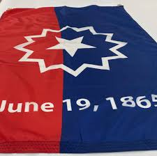 Photo 1 of Juneteenth June 19th 1865 Red White and Blue Banner