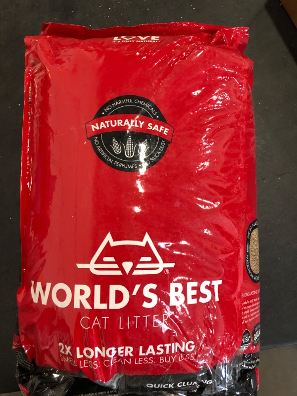 Photo 2 of World's Best Cat Litter, Clumping Litter Formula for Multiple Cats, 28-Pounds