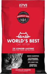 Photo 1 of World's Best Cat Litter Multiple Cat Unscented Clumping Formula