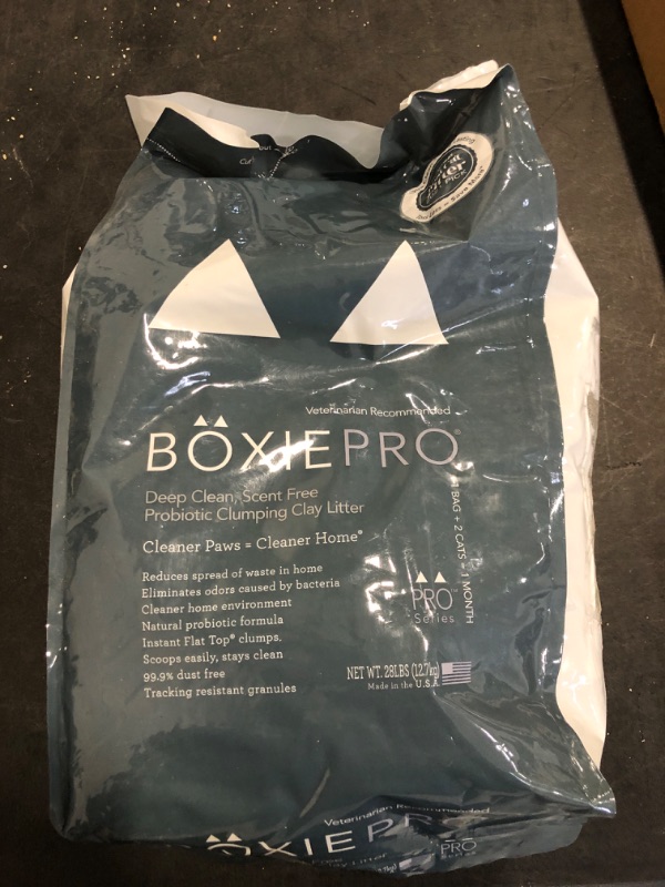Photo 2 of Boxie pro cat litter 28lbs