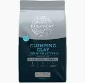 Photo 1 of ExquisiCat Premium Clumping Multi-Cat Clay Cat Litter - Unscented, Low Dust
