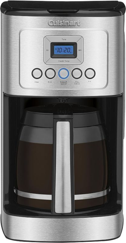 Photo 1 of Cuisinart Coffee Maker, 14-Cup Glass Carafe, Fully Automatic for Brew Strength Control & 1-4 Cup Setting, Stainless Steel, DCC-3200