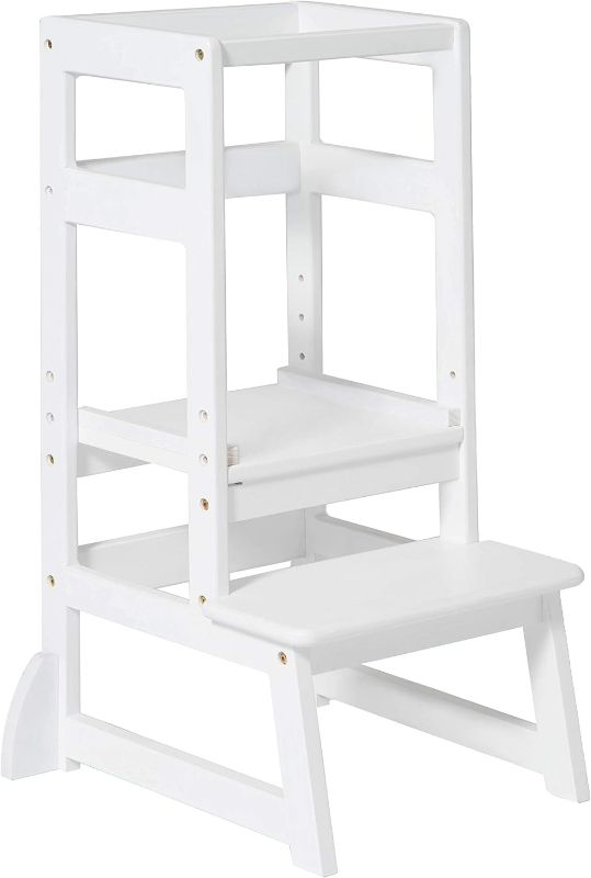 Photo 2 of SDADI Adjustable Height Kitchen Step Stool,Kids Learning Stool,Mothers' Helper