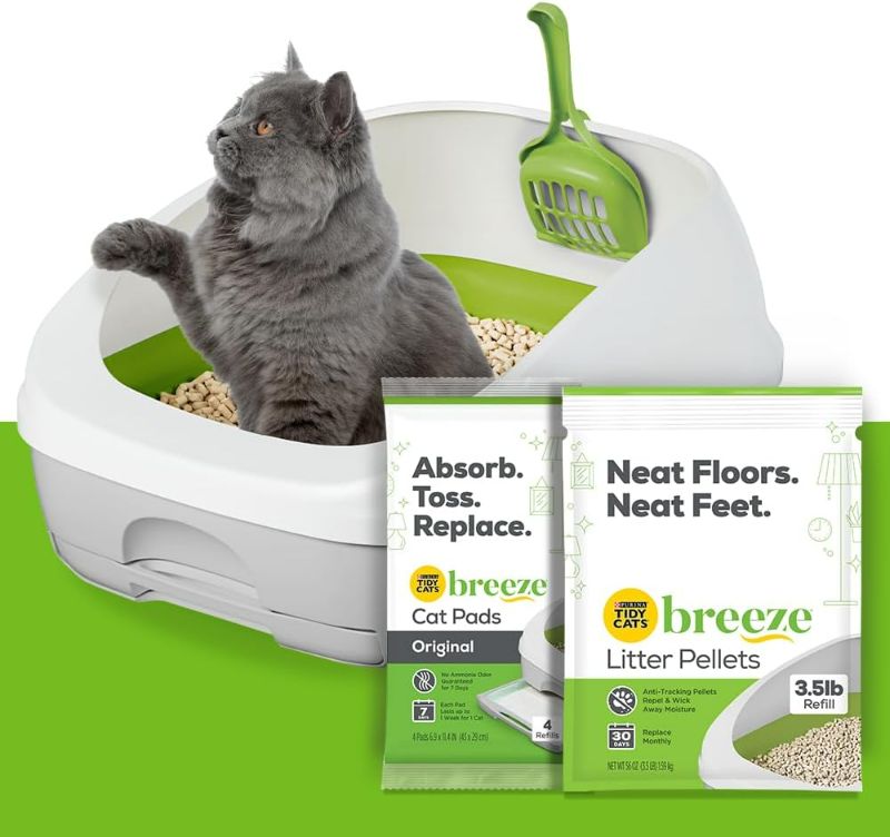 Photo 1 of Purina Tidy Cats Litter Box System, BREEZE System Starter Kit Litter Box