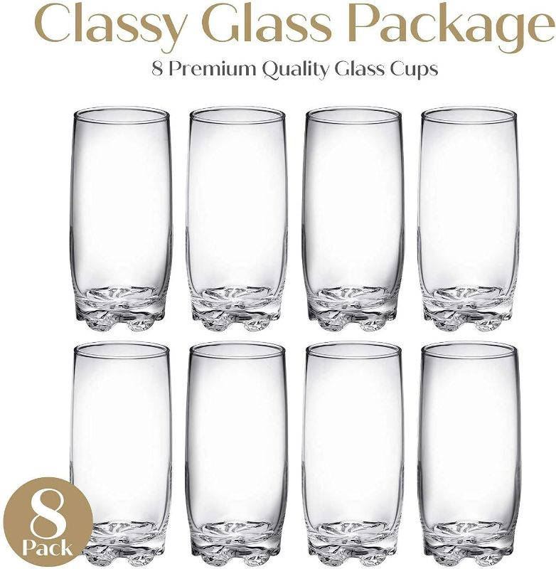 Photo 1 of Drinking Glasses set of 8 Highball Glass cups