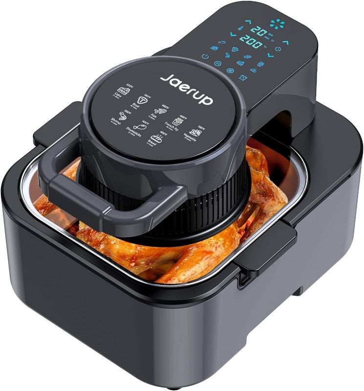 Photo 1 of Air Fryer, 1750W 8Qt Visualized Airfryer with Non-stick and Dishwasher-Safe Basket, Healthy Cooking 85% Oil Less, 6-in-1 Low-noise Airfryer that Roast, Bake, Broil, Dehydrate, Reheat
