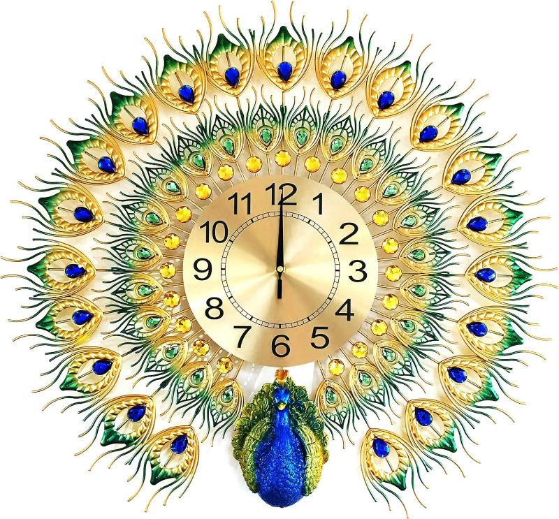 Photo 1 of MagicPro Peacock Wall Clock Big Size
