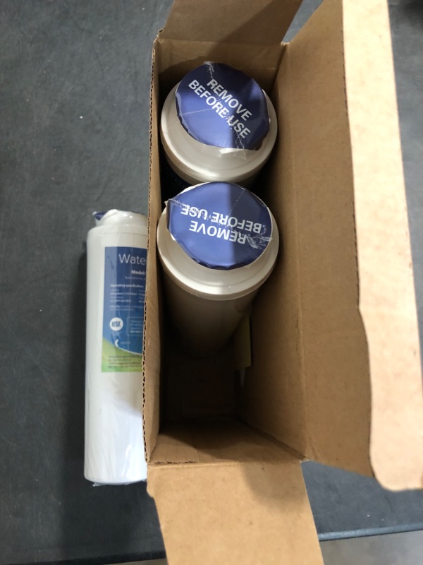 Photo 2 of Waterdrop EDR4RXD1 Compatible with EveryDrop Filter 4, Whirlpool UKF8001, 4396395, Maytag UKF8001AXX-200, UKF8001AXX-750, WD-F07, Refrigerator Water Filter, 3 Filters
