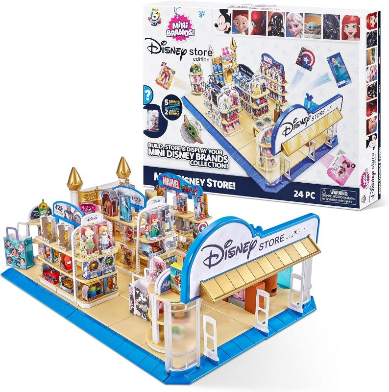 Photo 1 of 5 Surprise Disney Toy Store Playset by Zuru - Includes 5 Exclusive Mini's, Store and Display Collectibles for Kids, Teens, and Adults
