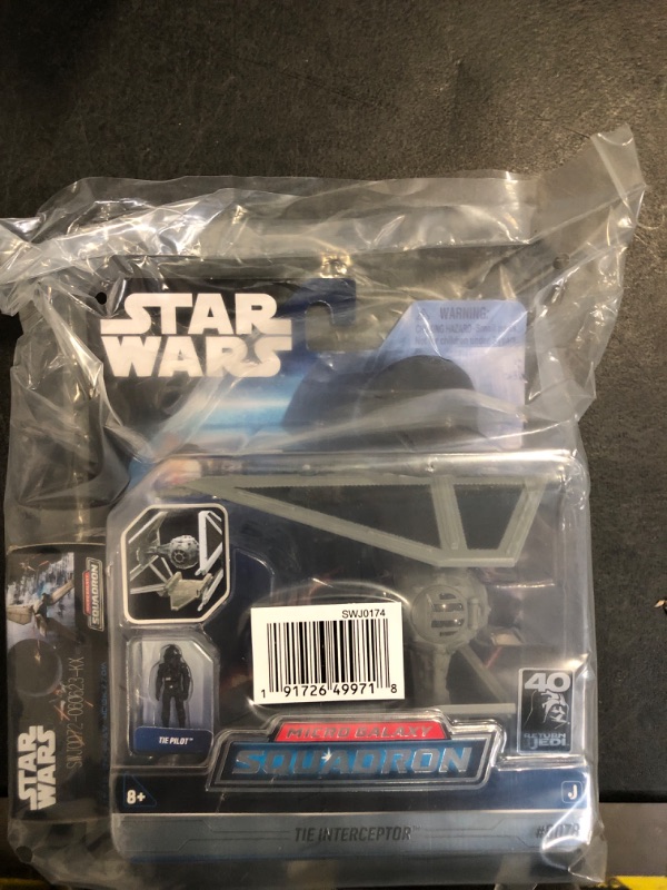 Photo 2 of STAR WARS Micro Galaxy Squadron TIE Interceptor Mystery Bundle - 3-Inch Light Armor Class Vehicle and Scout Class Vehicle with Micro Figure Accessories - Amazon Exclusive