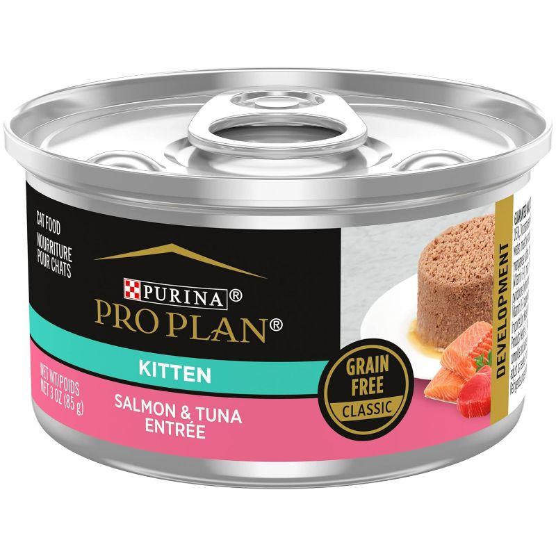 Photo 1 of Purina Pro Plan Grain Free, Pate, High Protein Wet Kitten Food, DEVELOPMENT Entree - (24) 3 oz. Pull-Top Cans