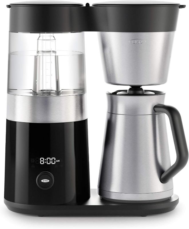 Photo 1 of OXO Brew 9 Cup Stainless Steel Coffee Maker,Silver, Black
