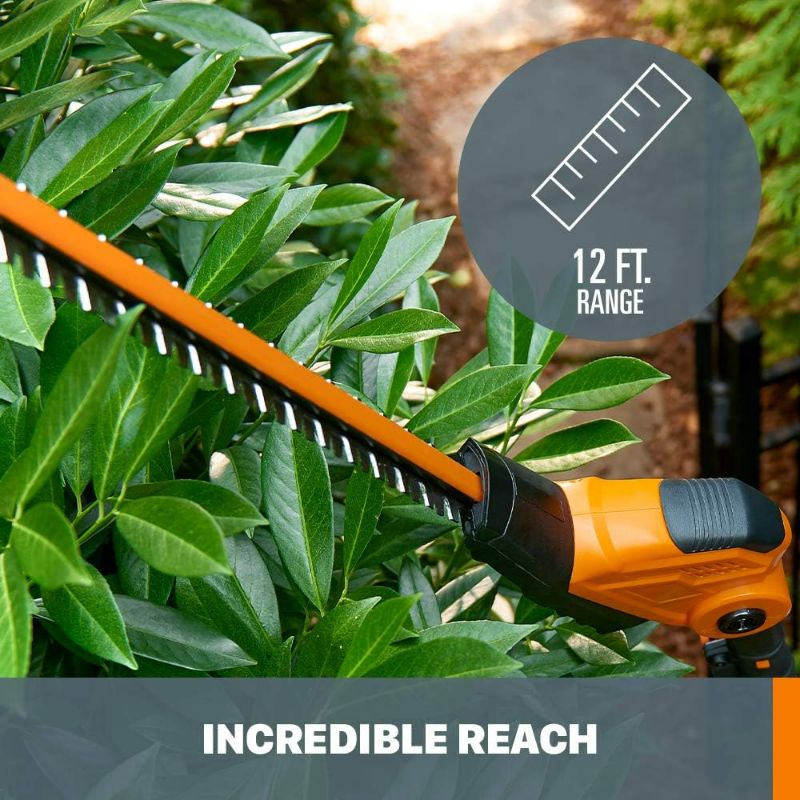 Photo 2 of WORX WG252 20V Power Share 2-in-1 20" Cordless Hedge Trimmer (Battery & Charger Included)
