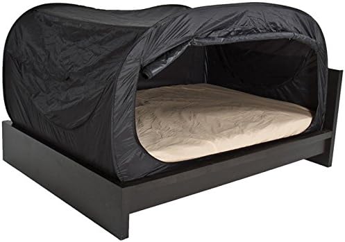 Photo 1 of Privacy Pop Bed Tent (Full Bunk) - Black
