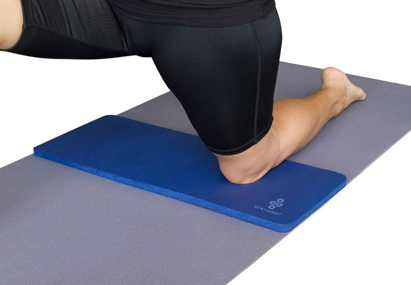 Photo 1 of SukhaMat Yoga Knee Pad Cushion – America's Best Exercise Knee Pad - Eliminate Pain During Yoga or Exercise - Extra Padding & Support for Knees, Wrists, Elbows - The Perfect Yoga Mat Accessory
