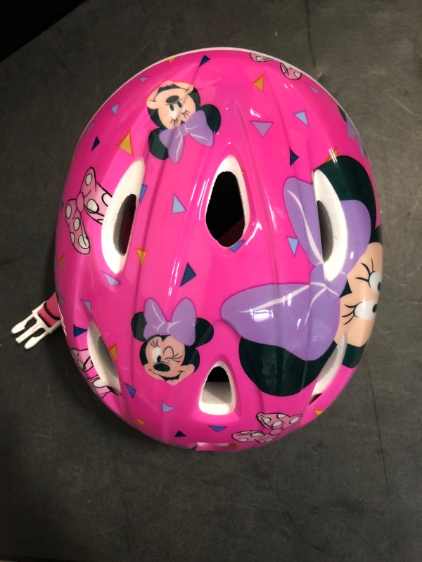 Photo 2 of Minnie Mouse Pink Bike Helmet Disney Junior
