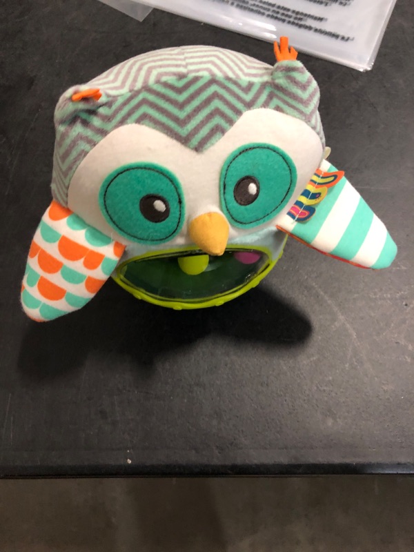 Photo 2 of B. Owly Roly Poly Baby Toy - Lights & Sounds
