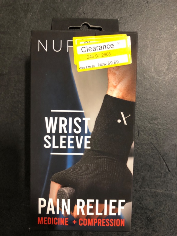 Photo 2 of Nufabrx Pain Relieving Medicine + Compression Wrist Sleeve