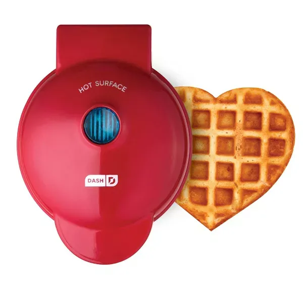 Photo 1 of Dash Heart Mini Waffle Maker