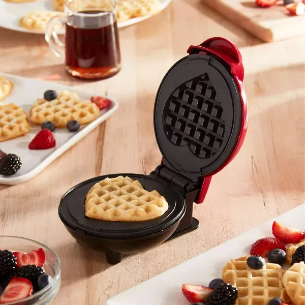 Photo 2 of Dash Heart Mini Waffle Maker