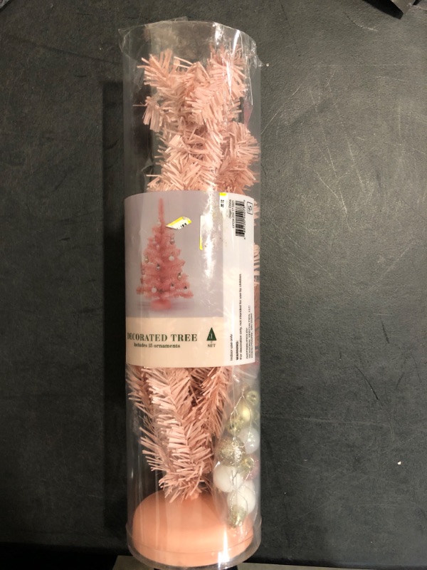 Photo 2 of Target Bullseye Mini 16 in Christmas Trees Pastel Pink