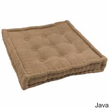Photo 1 of Threshold Microsuede Square Tufted Floor Pillow