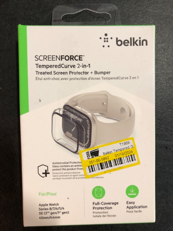 Photo 2 of Belkin Screenforce TemperedCurve 2-in-1 Treated Screen Protector & Bumper