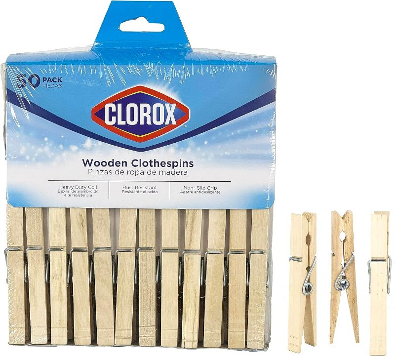 Photo 1 of Clorox Wood Clothespins